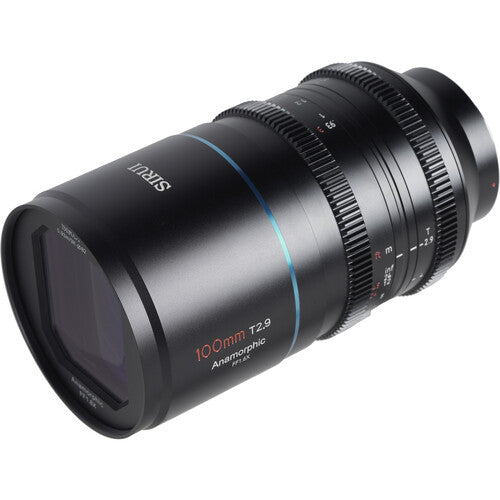 Sirui 100mm T2.9 Lente Anamórfica Full-Frame E-Mount Filtro 82mm