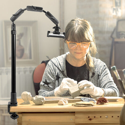 ARKON Pro Stand Soporte con Abrazadera para Teléfonos y Cámaras Extensible hasta 29 pulgadas