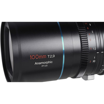 Sirui 100mm T2.9 Zoom Anamórfico Sensor Full Frame Montura Z 82mm