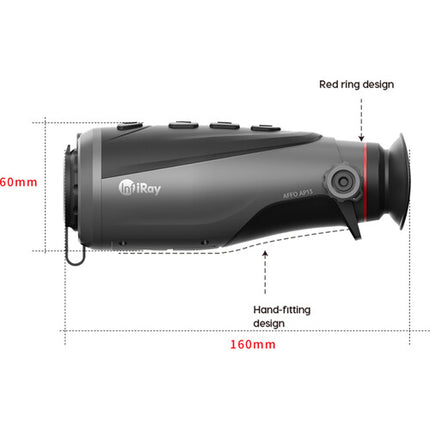 InfiRay AL25 Monocular Térmico 50 Hz 384x288 32GB Almacenamiento