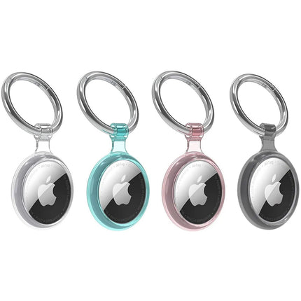 Sahara Case Hybrid Flex para Apple AirTag 4 unidades con clip robusto