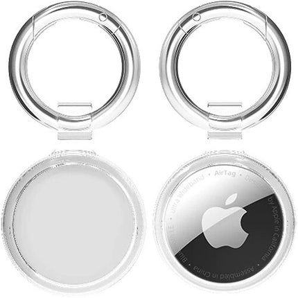 Sahara Case Hybrid Flex para Apple AirTag 4 unidades con clip robusto