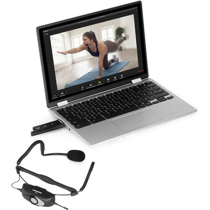 Samson AirLine XD USB Sistema de Auriculares Fitness 2.4 GHz Batería 6 Horas Alcance 30 m