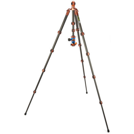 3 Legged Thing Legends Bucky Trípode Carbono 76.6" 66 lb con AirHed VU Azul