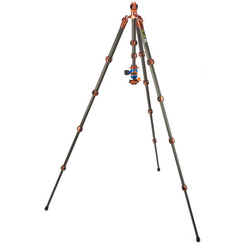 3 Legged Thing Legends Bucky Trípode Carbono 76.6" 66 lb con AirHed VU Azul
