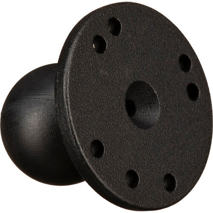 RAM Mounts Base Redonda 2.5" con Patrón de Agujeros AMPS y Bola 1.5" de Aluminio Marino