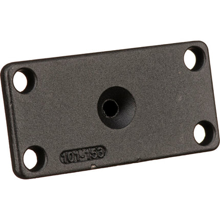 RAM Mounts Base de Montaje con Bola de 1 Pulgada y Placa Rectangular de Aluminio