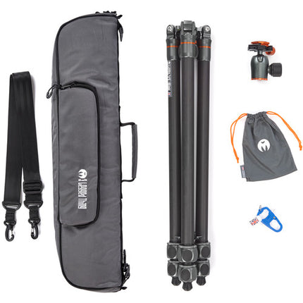 3 Legged Thing Winston 2.0 Trípode de Fibra de Carbono 76.4 Pulgadas 88 lb con Cabezal de Bola AirHed Pro