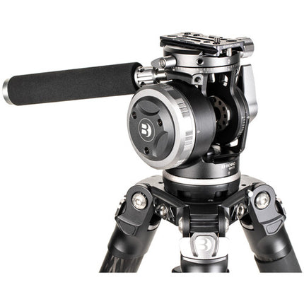 Benro Mammoth Tripode de Fibra de Carbono 68.5 Pulgadas 33 lb Cabezal WH15 para Fotografia de Naturaleza
