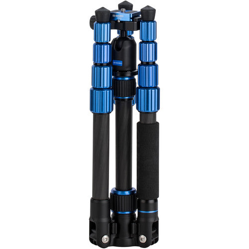 Benro FSL09CN00 Trípode de Viaje Ligero Fibra de Carbono 51.2 Pulgadas 8.8 lb con Cabezal Bola