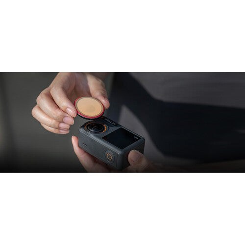 PGYTECH Pro Juego de Filtros ND/PL para DJI Osmo Action 3 4-Pack Multicapa
