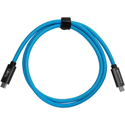 Kondor Blue Cable USB-C 3 Pies 40 Gb/s 5A 100W Garantía Limitada