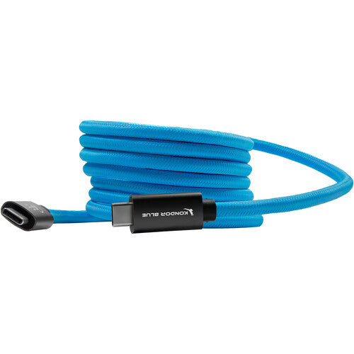 Kondor Blue Cable USB-C 6 pies 40 Gb/s 5A 100W carga y datos
