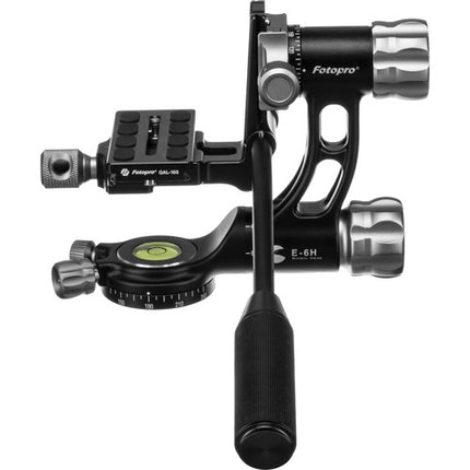 Fotopro E6 Eagle Series Kit de Trípode con Cabezal Gimbal Capacidad 33.1 lb Altura Máx 55.1"