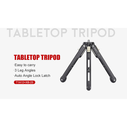 Sunwayfoto Trípode de Mesa de Aleación de Aluminio 88 lb Capacidad 3 Ángulos de Pierna