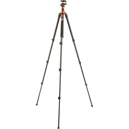 K&F Concept Trípode de Viaje Aleación de Magnesio 77.2" Altura Máx Kit Monopie