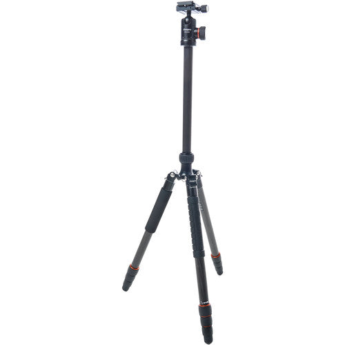 Fotopro X-GO Plus Kit Trípode Fibra de Carbono con Cabezal Bola FPH-52Q 51.5" y 17.6 lb capacidad