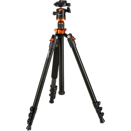 K&F Concept Trípode de Viaje Aleación de Magnesio 77.2" Altura Máx Kit Monopie