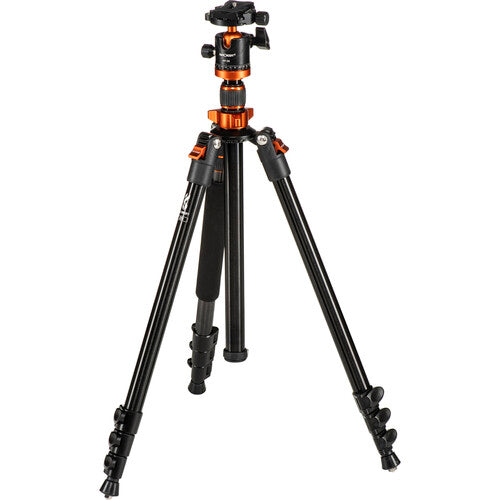 K&F Concept Trípode de Viaje Aleación de Magnesio 77.2" Altura Máx Kit Monopie