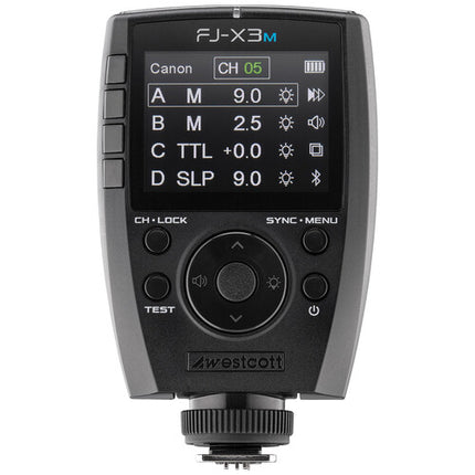 Westcott FJ-X3 M Disparador Universal Inalámbrico 985' Alcance 2.4 GHz