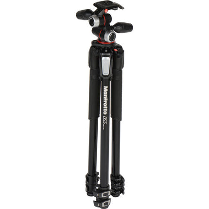 Manfrotto MK055XPRO3-3W Tripié de aluminio capacidad 15 kg altura 183 cm con cabezal 3 vías y placa rápida 200PL-14