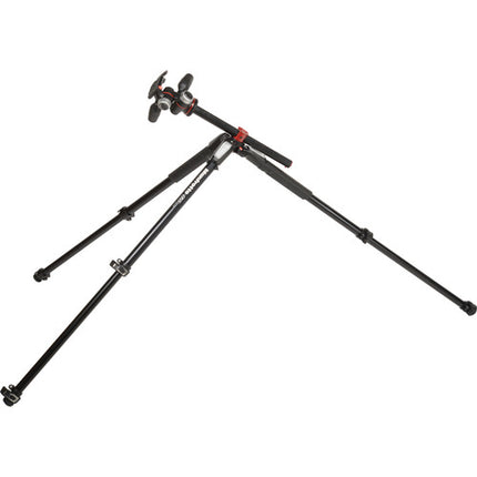 Manfrotto MK055XPRO3-3W Tripié de aluminio capacidad 15 kg altura 183 cm con cabezal 3 vías y placa rápida 200PL-14