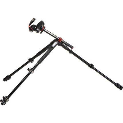 Manfrotto MK190XPRO4-3W Trípode de Aluminio con Cabezal 3 Vías 68.1" Altura Máxima 26.5 lb Carga