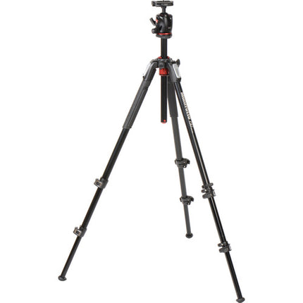 Manfrotto MK190XPRO3-BHQ2 Trípode de Aluminio 67.5" Capacidad 33.1 lb Cabeza Esférica XPRO