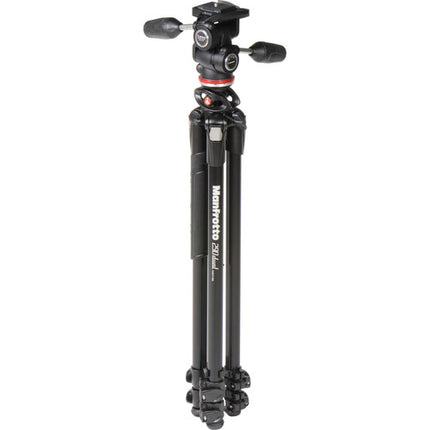 Manfrotto 290 Trípode de Aluminio Dual con Cabezal Panorámico 69" 22 lb