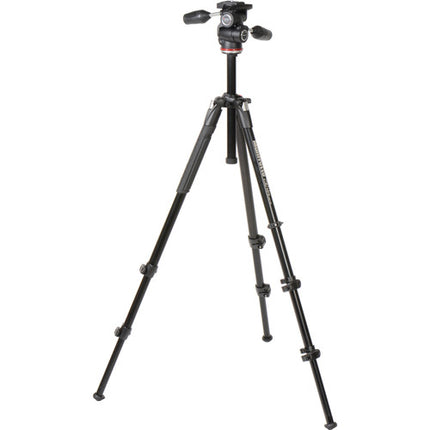 Manfrotto MK290XTA3-3WUS Tripode de Aluminio 67.5 Pulgadas 22 lb con Cabezal Pan/Tilt 3 Vías