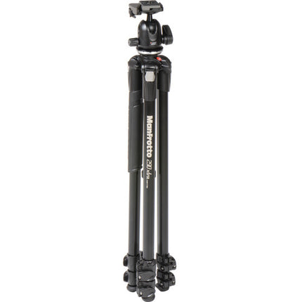 Manfrotto MK290XTA3-BHUS Trípode de Aluminio 66.9" Altura Máxima Capacidad 15.4 lb con Rótula Bola y Funda