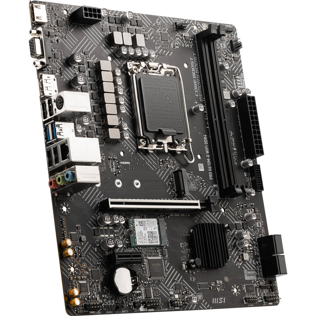 MSI PRO H610M-G WIFI Placa base Micro-ATX LGA 1700 DDR4 2x SATA 1x M.2