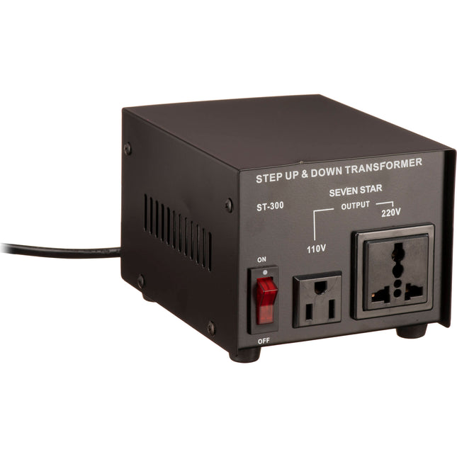 Sevenstar ST-300 Transformador Step Up Step Down 300W Adaptador US a Euro