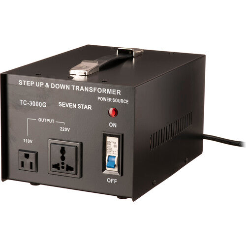 Sevenstar TC-3000 Transformador 3000W Dual Voltaje con Fusibles Repuestos