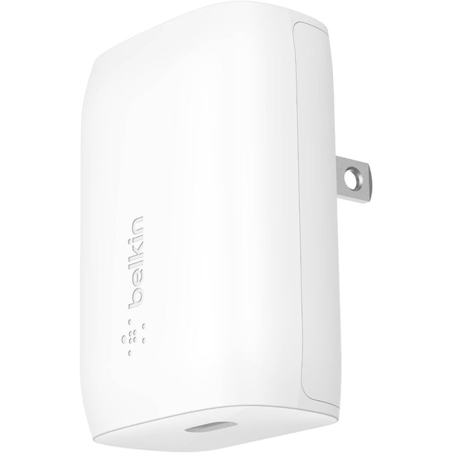 Belkin BoostCharge Cargador de pared USB-C PD 30W con protección y enchufe plegable