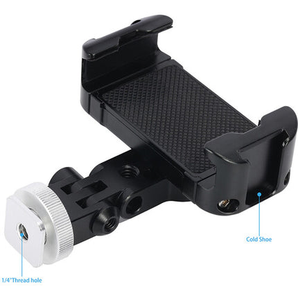Niceyrig Soporte de Trípode para Celular Aleación de Aluminio 2.5 a 3.7 Pulgadas 21.2 oz