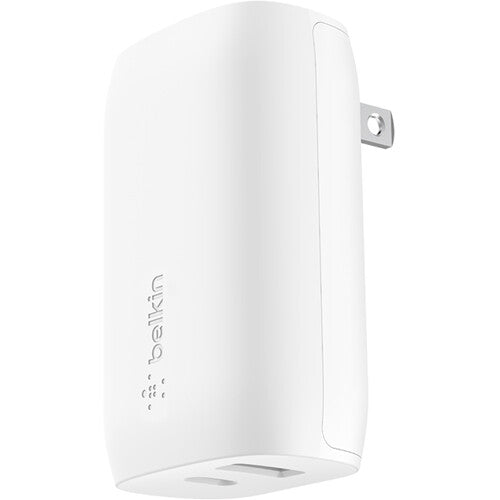 Belkin BoostCharge Cargador de Pared 37W 2 Puertos USB-A USB-C PD 3.0