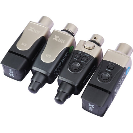 Xvive Audio U3D Sistema Inalámbrico Dual para Micrófonos y Monitores Activos 2.4 GHz rango 90 pies batería recargable 5 horas
