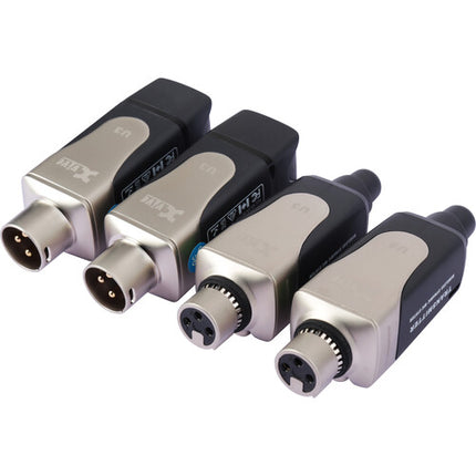 Xvive Audio U3D Sistema Inalámbrico Dual para Micrófonos y Monitores Activos 2.4 GHz rango 90 pies batería recargable 5 horas