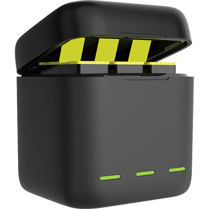 TELESIN Caja Cargadora LED con 3 Baterías 1750mAh para GoPro HERO9/10/11