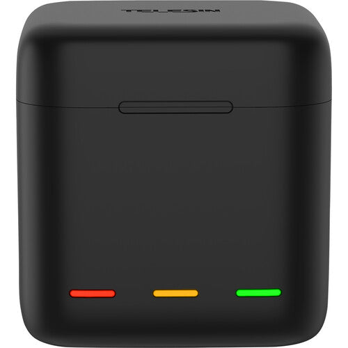 TELESIN Caja Cargadora LED con 3 Baterías 1750mAh para GoPro HERO9/10/11