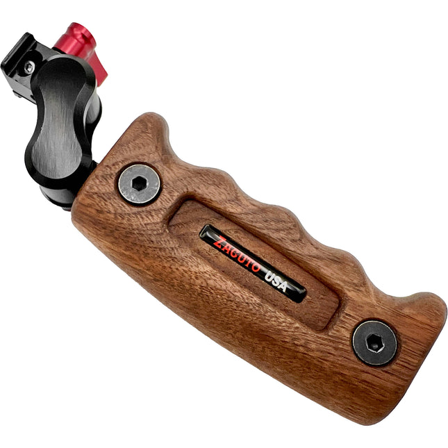Zacuto Director's Grip Agarre de Madera para Smart Z-Finder con Montura Ajustable