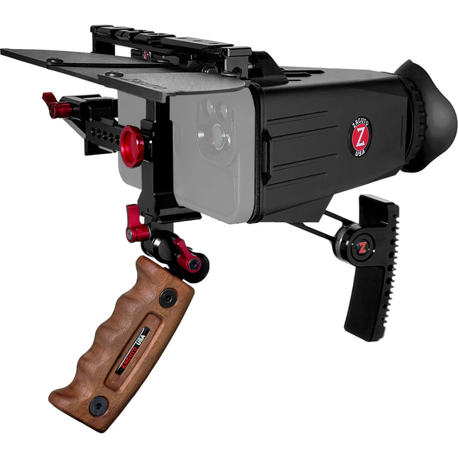 Zacuto Cinematographer Kit para Smart Z-Finder con Montura Correa Inyectable y Soporte de Hombro