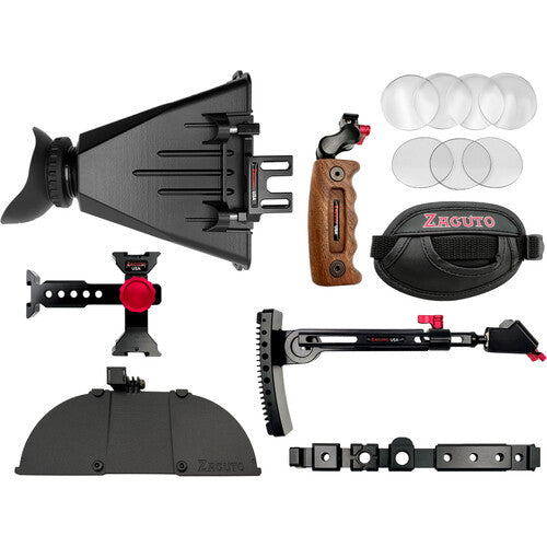 Zacuto Cinematographer Kit para Smart Z-Finder con Montura Correa Inyectable y Soporte de Hombro