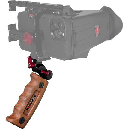 Zacuto Director's Grip Agarre de Madera para Smart Z-Finder con Montura Ajustable