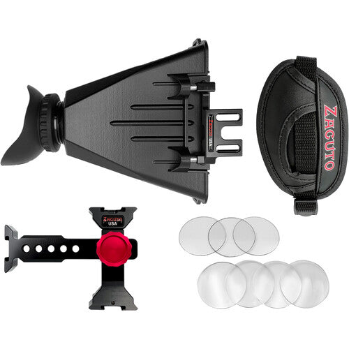 Zacuto Smart Z-Finder Visor Óptico para Smartphones con Antivaho y Correa de Mano