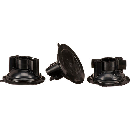 RAM Mounts Adaptador Base Triple con Triple Ventosa 3.3 Pulgadas Composite