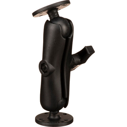 RAM Mounts soporte con bola de 1.5" y bases redondas AMPS de 2.5" doble articulación