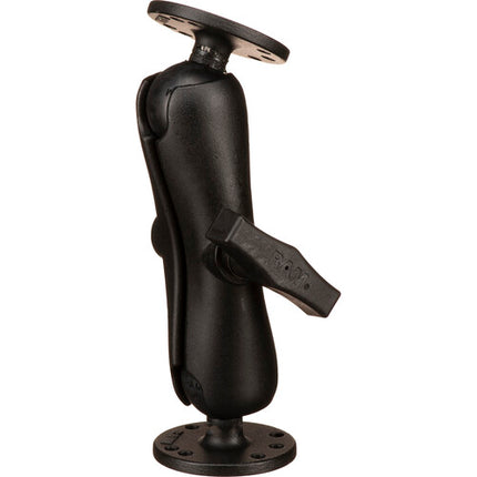 RAM Mounts soporte con bola de 1.5" y bases redondas AMPS de 2.5" doble articulación