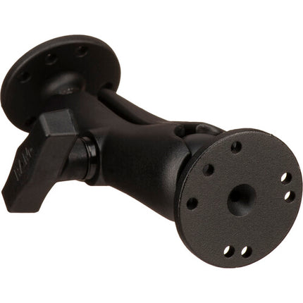 RAM Mounts soporte con bola de 1.5" y bases redondas AMPS de 2.5" doble articulación